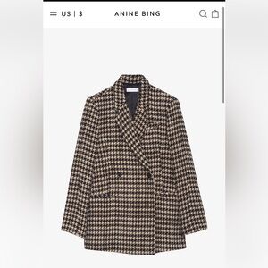 Anine Bing Houndstooth as seen on Taylor Swift- Kaia